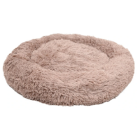 Pelech plyšový okrúhly svetlohnedý 120 cm